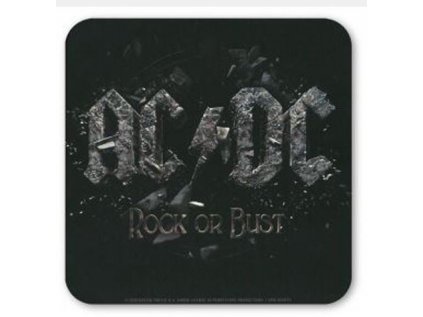TÁCEK POD SKLENICE|JEDNOTLIVĚ  AC/DC|ROCK OF BUST