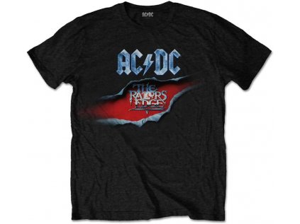 TRIČKO PÁNSKÉ|AC/DC  THE RAZORS EDGE|ČERNÉ