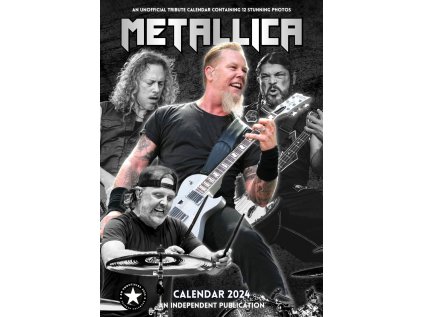 KALENDÁŘ 2024|HUDBA  METALLICA (29,7 x 42 cm) A3