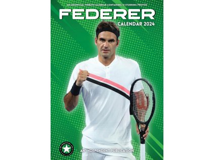 KALENDÁŘ 2024|SPORT  ROGER FEDERER (29,7 x 42 cm) A3