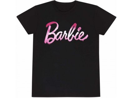 TRIČKO DÁMSKÉ-UNISEX|BARBIE  MELTED LOGO|ČERNÉ