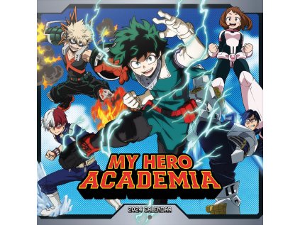 KALENDÁŘ 2024|KOMIKS  MY HERO ACADEMIA (30 x 30|60 cm) SQ