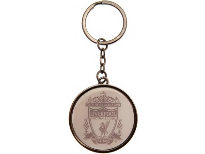 PŘÍVĚSEK NA KLÍČE|LIVERPOOL FC  GLASS CREST|4,5 x 4,5 cm