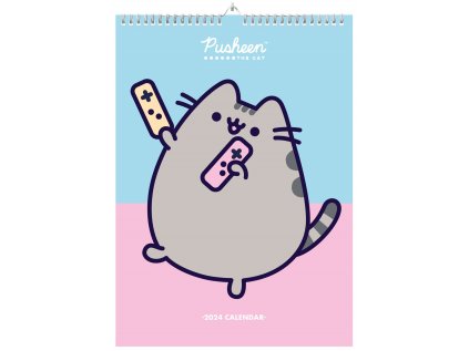 KALENDÁŘ 2024|KOMIKS  PUSHEEN (29,7 x 42 cm) A3