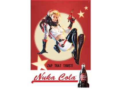 PLAKÁT 61 x 91,5 cm  FALLOUT|NUKA COLA