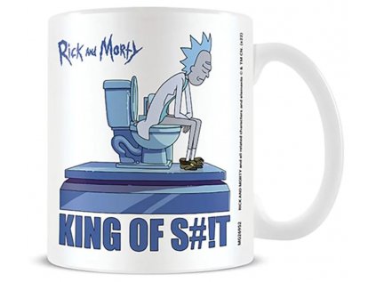 HRNEK KERAMICKÝ|RICK AND MORTY  315 ml|KING OF SHIT