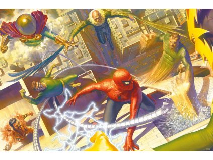 PLAKÁT 61 x 91,5 cm|MARVEL  SPIDERMAN|SPIDERMAN VS SINISTER SIX