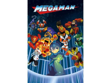 PLAKÁT 61 x 91,5 cm|MEGAMAN  CHARACTERS