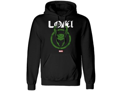 MIKINA PÁNSKÁ S KAPUCÍ|MARVEL  LOKI|DISTRESSED LOGO (2XL)