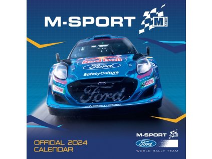 KALENDÁŘ 2024|MOTOR-SPORT  M-SPORT FORD (30,5 x 30,5|61 cm)