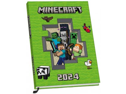 DIÁŘ 2024 A5|MINECRAFT  CREATE (15,6 x 21,2 cm)