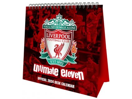 KALENDÁŘ 2024 STOLNÍ|FOTBAL  FC LIVERPOOL (16 x 17,5 cm)