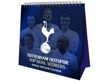 KALENDÁŘ 2024 STOLNÍ|FOTBAL  TOTTENHAM HOTSPUR (16 x 17,5 cm)