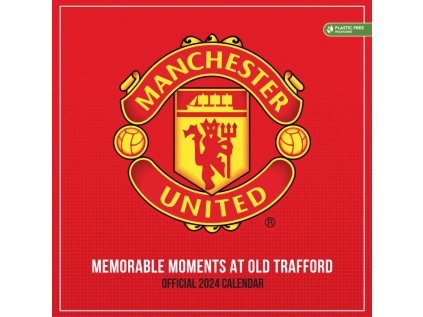 KALENDÁŘ 2024|FOTBAL  FC MANCHESTER UNITED (30,5 x 30,5)