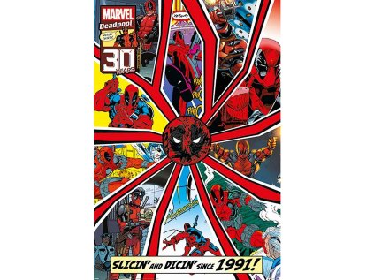 PLAKÁT 61 x 91,5 cm  MARVEL COMICS|DEADPOOL|SHATTERED