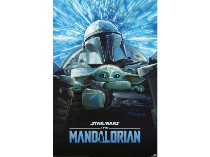 PLAKÁT 61 x 91,5 cm|THE MANDALORIAN  LIGHTSPEED