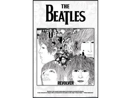 PLAKÁT 61 x 91,5 cm|THE BEATLES  REVOLVED ALBUM COVER