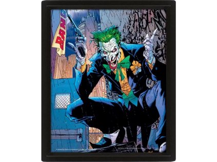 OBRÁZEK 3D|26 x 20 cm  DC COMICS|JOKER|BANG