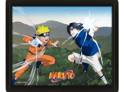 OBRÁZEK 3D|28 x 24 cm  NARUTO|A CLASH OF POWER