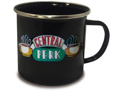 HRNEK SMALTOVANÝ|FRIENDS  400 ml|CENTRAL PERK & LOGO