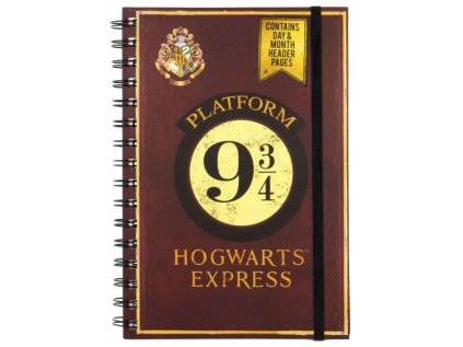 DIÁŘ A5|KROUŽKOVÁ VAZBA  HARRY POTTER|PLATFORM 9 3/4