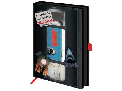 BLOK|ZÁPISNÍK A5|PREMIUM  JAWS|VHS