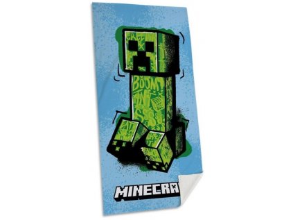 RUČNÍK OSUŠKA|MINECRAFT  CREEPER|70 x 140 cm