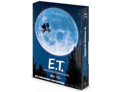 BLOK|ZÁPISNÍK A5|PREMIUM  E.T.|VHS