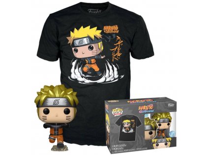 TRIČKO PÁNSKÉ S FIGURKOU  NARUTO SHIPPUDEN|ČERNÉ