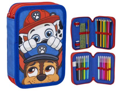 POUZDRO ŠKOLNÍ|PAW PATROL  DVOJDÍLNÉ|29 POLOŽEK|13 x 20 x 5 cm