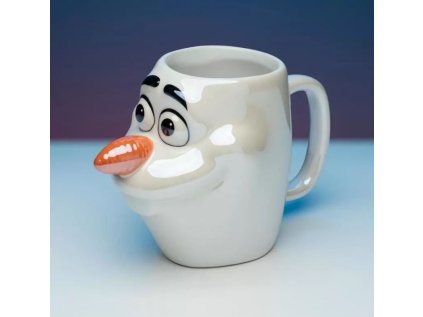 HRNEK KERAMICKÝ 3D|FROZEN II  300 ml|OLAF|BÍLÝ