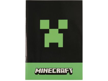 BLOK|SEŠIT A5|MINECRAFT  CREEPER|14,5 x 21 cm