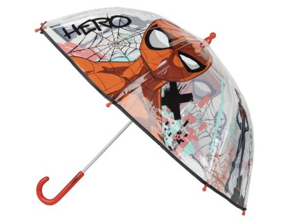 DEŠTNÍK SKLÁDACÍ|DĚTSKÝ|MARVEL  SPIDERMAN|HERO|PRŮMĚR 71 cm