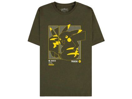 TRIČKO PÁNSKÉ|POKÉMON  PIKACHU|ZELENÁ|VELIKOST (2XL)