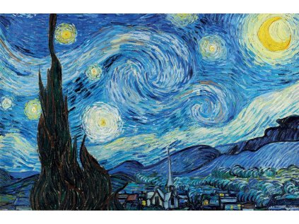 PLAKÁT 61 x 91,5 cm  VINCENT VAN GOGH|STARRY NIGHT