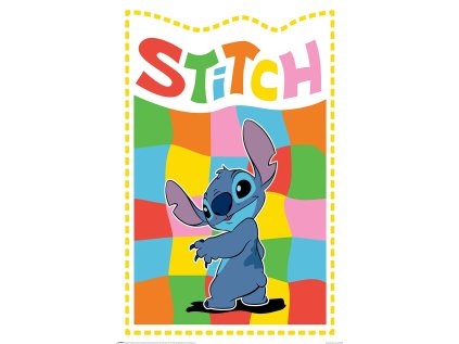 PLAKÁT 61 x 91,5 cm|LILO & STITCH  CHEQUERED STITCH