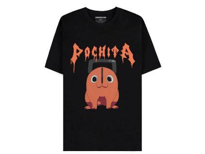 TRIČKO PÁNSKÉ|CHAINSAW MEN  POCHITA|ČERNÉ|VELIKOST (L)