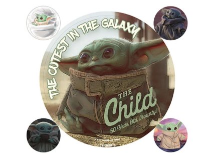 SAMOLEPKY|SET 5 KUSŮ  THE MANDALORIAN|THE CHILD