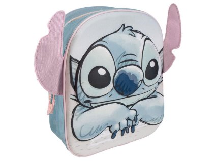 BATOH DĚTSKÝ 3D|DISNEY  LILO & STITCH|FACE|22 x 27 x 10 cm