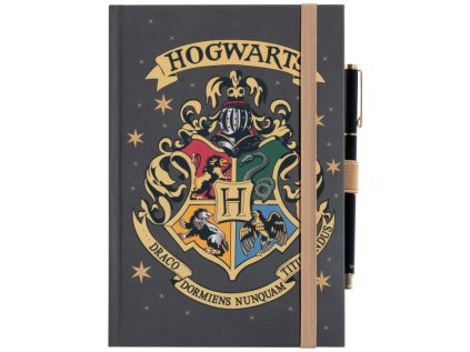 BLOK|ZÁPISNÍK A5|HARRY POTTER  HOGWARTS|S PROPISKOU
