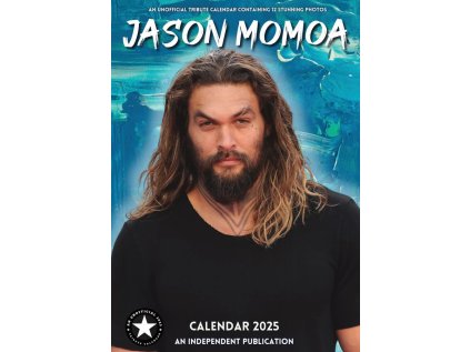 KALENDÁŘ 2025|FILM  JASON MOMOA (29,7 x 42 cm) A3