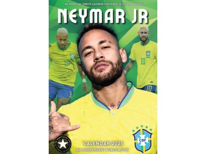 KALENDÁŘ 2025|FOTBAL  NEYMAR (29,7 x 42 cm) A3