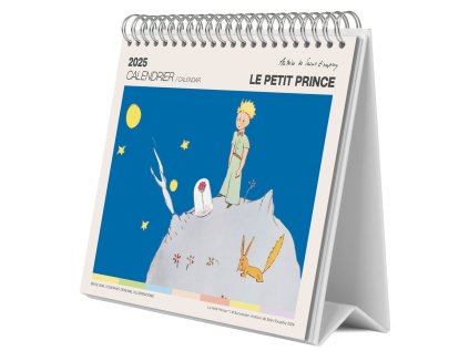 KALENDÁŘ 2025 STOLNÍ|DĚTSKÝ  THE LITTLE PRINCE (20 x 17 cm)
