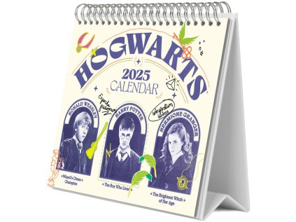 KALENDÁŘ 2025 STOLNÍ|FILM  HARRY POTTER (20 x 17 cm)