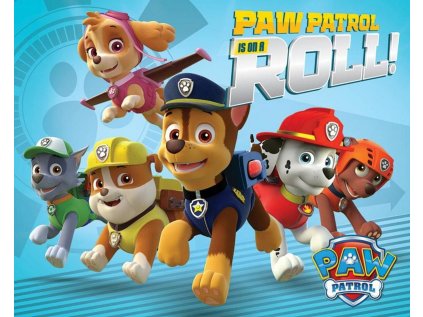 PLAKÁT 40 x 50 cm|PAW PATROL  TEAM IS ON A ROLL