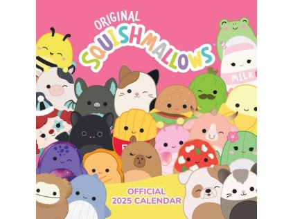 KALENDÁŘ 2025|DĚTSKÝ  SQUISHMALLOWS (30,5 x 30,5|61 cm) S