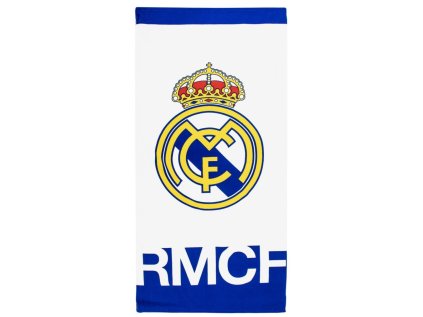 RUČNÍK OSUŠKA|REAL MADRID FC  SIGN & MAIN LOGO|70 x 140 cm