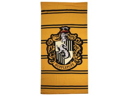 RUČNÍK OSUŠKA|HARRY POTTER  HUFFLEPUFF HOUSE|90 x 180 cm