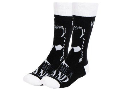 PONOŽKY UNISEX|WEDNESDAY  SILHOUETTE OF CHARACTER|EU 36-43