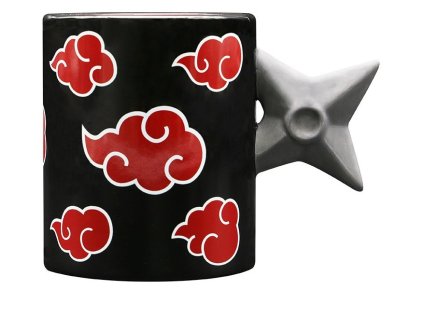 HRNEK KERAMICKÝ 3D|NARUTO SHIPPUDEN  460 ml|SHURIKEN AKATSUKI